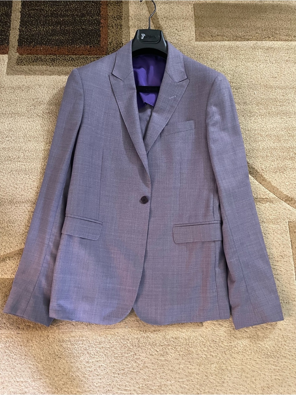 Versace Lavender Single-Breasted Men's Blazer